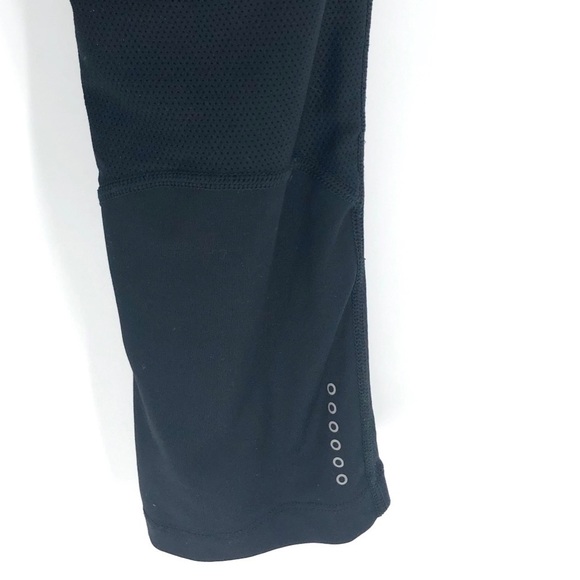 NIKE Power Essential Dri Fit Running Crop Leggings Pants Black Size Small - Picture 6 of 9